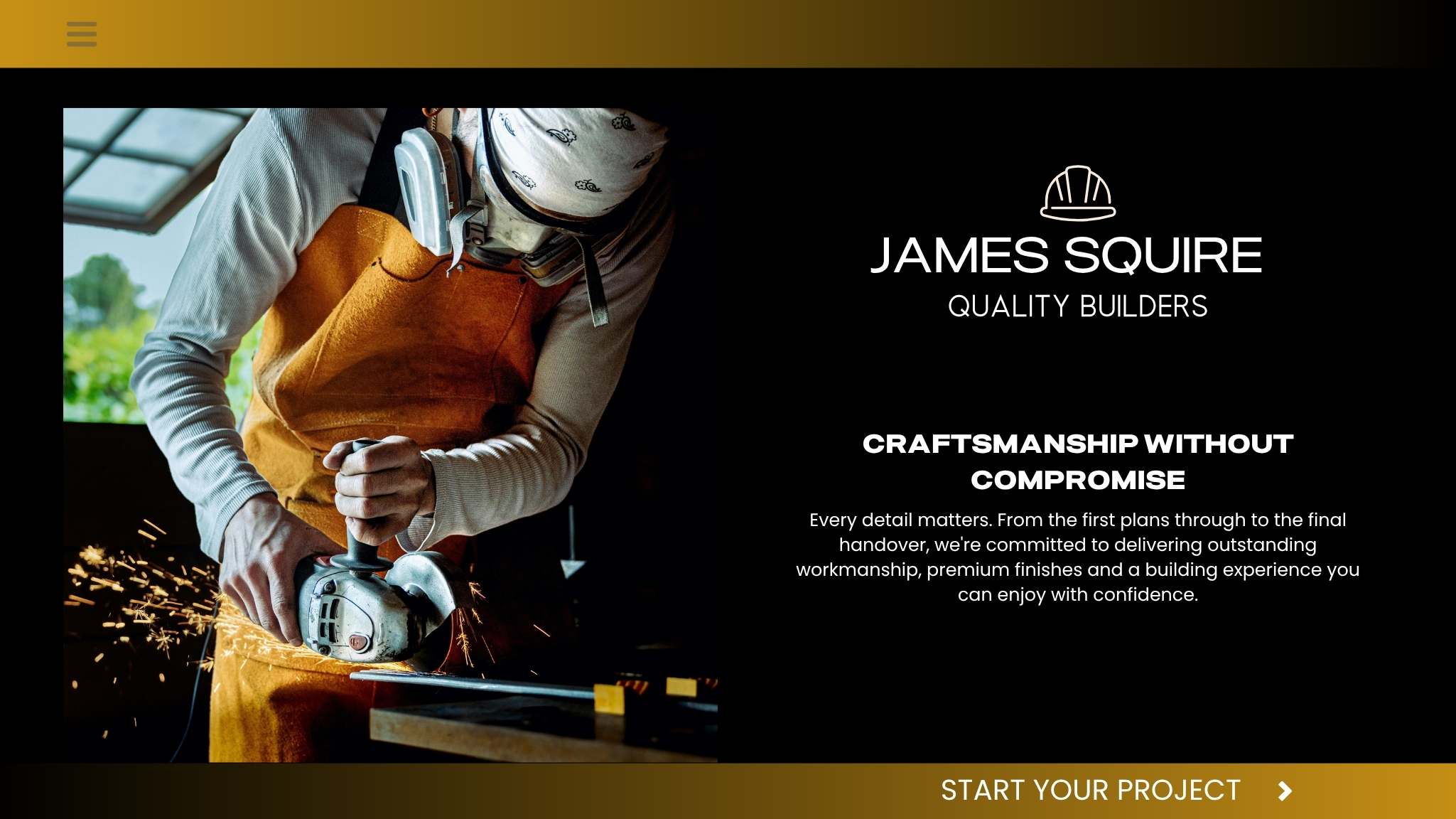 James Squire Builders website